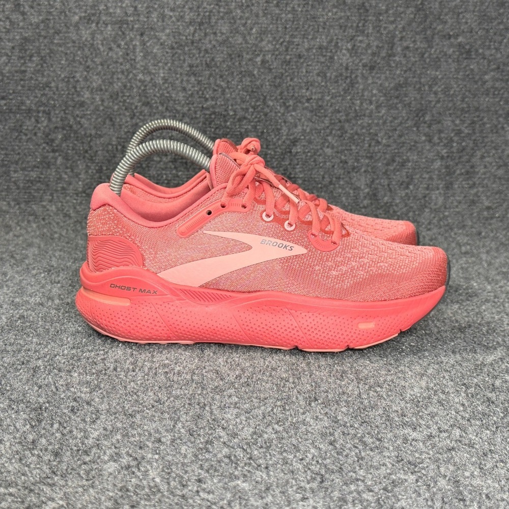 Brooks Ghost Max Running Shoes Womens 7 Faded Rose Athletic Run Training Sneaker